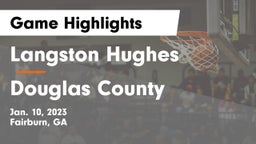Langston Hughes  vs Douglas County  Game Highlights - Jan. 10, 2023