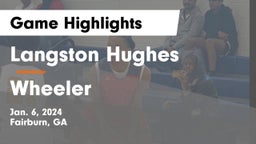 Langston Hughes  vs Wheeler  Game Highlights - Jan. 6, 2024