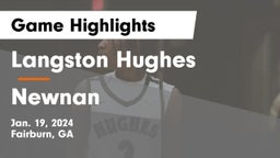 Langston Hughes  vs Newnan  Game Highlights - Jan. 19, 2024
