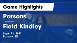 Parsons  vs Field Kindley  Game Highlights - Sept. 21, 2022