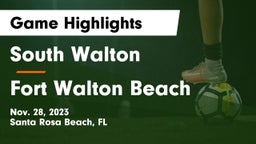 South Walton  vs Fort Walton Beach Game Highlights - Nov. 28, 2023