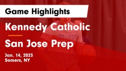 Kennedy Catholic  vs San Jose Prep Game Highlights - Jan. 14, 2023