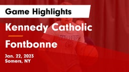 Kennedy Catholic  vs Fontbonne  Game Highlights - Jan. 22, 2023