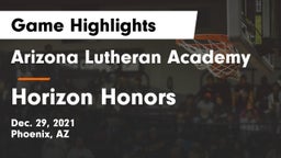 Arizona Lutheran Academy  vs Horizon Honors  Game Highlights - Dec. 29, 2021