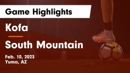 Kofa  vs South Mountain  Game Highlights - Feb. 10, 2023