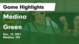Medina  vs Green  Game Highlights - Dec. 13, 2021