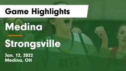 Medina  vs Strongsville  Game Highlights - Jan. 12, 2022