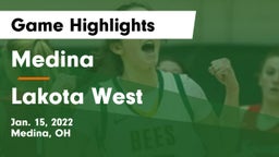 Medina  vs Lakota West  Game Highlights - Jan. 15, 2022