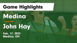 Medina  vs John Hay  Game Highlights - Feb. 17, 2022