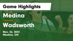 Medina  vs Wadsworth  Game Highlights - Nov. 26, 2022