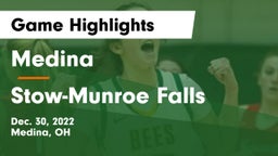 Medina  vs Stow-Munroe Falls  Game Highlights - Dec. 30, 2022