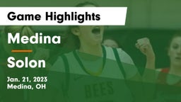 Medina  vs Solon  Game Highlights - Jan. 21, 2023