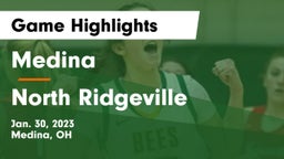 Medina  vs North Ridgeville  Game Highlights - Jan. 30, 2023