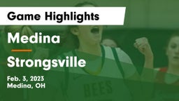 Medina  vs Strongsville  Game Highlights - Feb. 3, 2023