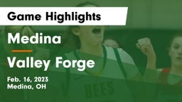 Medina  vs Valley Forge  Game Highlights - Feb. 16, 2023