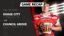 Recap: Osage City  vs. Council Grove  2016