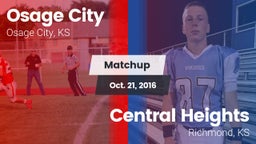 Matchup: Osage City High vs. Central Heights  2016