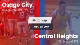 Matchup: Osage City High vs. Central Heights  2017