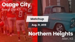 Matchup: Osage City High vs. Northern Heights  2018