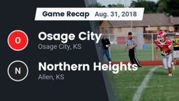 Recap: Osage City  vs. Northern Heights  2018