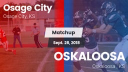 Matchup: Osage City High vs. OSKALOOSA  2018