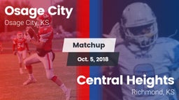 Matchup: Osage City High vs. Central Heights  2018