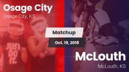 Matchup: Osage City High vs. McLouth  2018