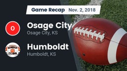 Recap: Osage City  vs. Humboldt  2018
