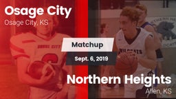 Matchup: Osage City High vs. Northern Heights  2019