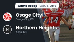 Recap: Osage City  vs. Northern Heights  2019