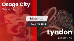 Matchup: Osage City High vs. Lyndon  2019