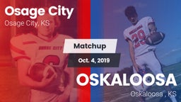 Matchup: Osage City High vs. OSKALOOSA  2019