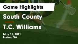 South County  vs T.C. Williams Game Highlights - May 11, 2021