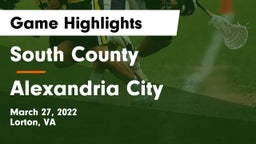 South County  vs Alexandria City  Game Highlights - March 27, 2022
