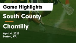 South County  vs Chantilly  Game Highlights - April 4, 2022