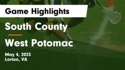 South County  vs West Potomac  Game Highlights - May 4, 2023