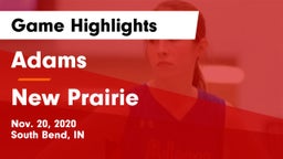 Adams  vs New Prairie  Game Highlights - Nov. 20, 2020