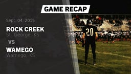 Recap: Rock Creek  vs. Wamego  2015