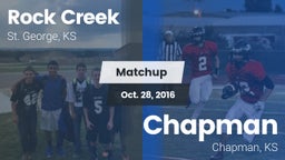 Matchup: Rock Creek vs. Chapman  2016
