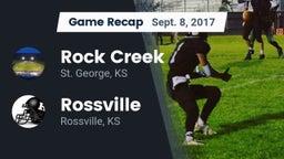 Recap: Rock Creek  vs. Rossville  2017