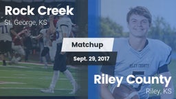 Matchup: Rock Creek vs. Riley County  2017