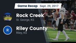 Recap: Rock Creek  vs. Riley County  2017