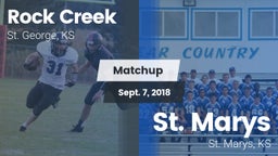 Matchup: Rock Creek vs. St. Marys  2018