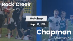 Matchup: Rock Creek vs. Chapman  2018