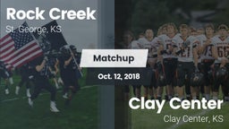 Matchup: Rock Creek vs. Clay Center  2018