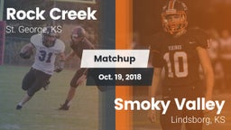 Matchup: Rock Creek vs. Smoky Valley  2018