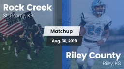 Matchup: Rock Creek vs. Riley County  2019