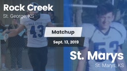 Matchup: Rock Creek vs. St. Marys  2019