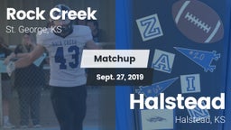 Matchup: Rock Creek vs. Halstead  2019