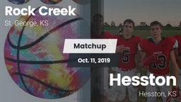 Matchup: Rock Creek vs. Hesston  2019